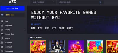 LTC casino review lobby